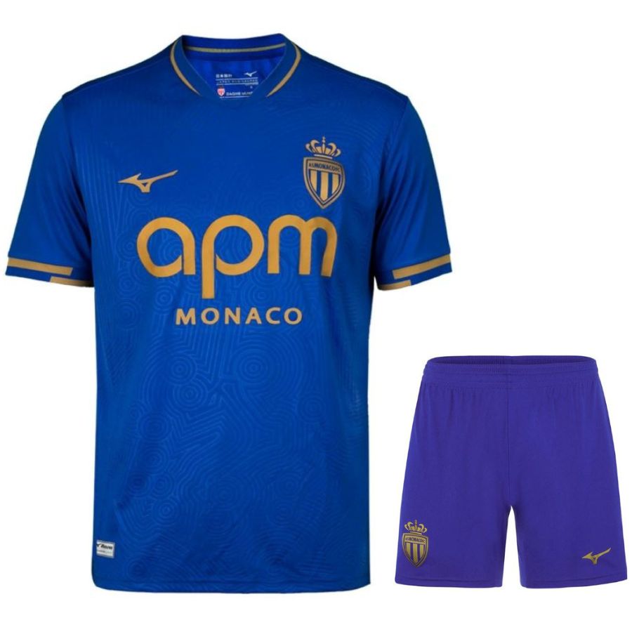 AS MONACO EXTÉRIEUR MAILLOT + SHORT 2025/26 ENFANT