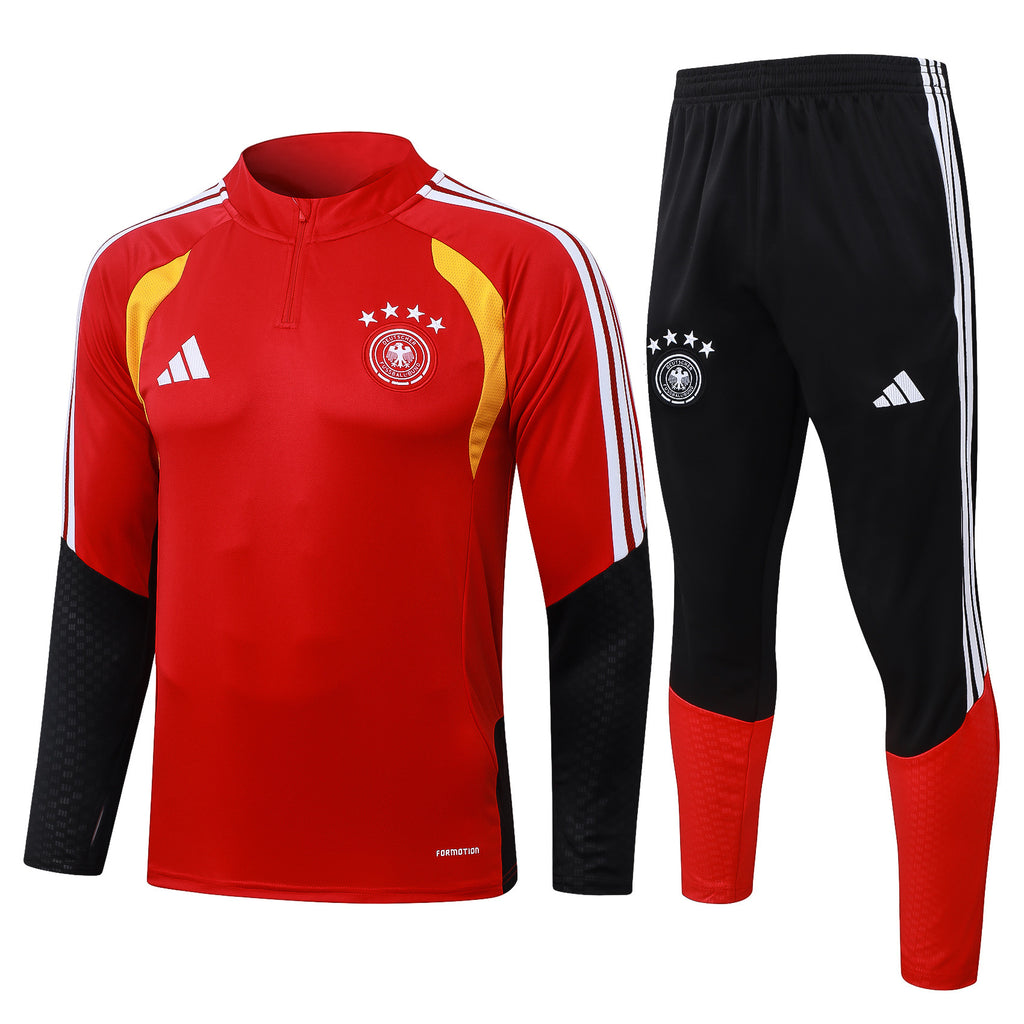 ALLEMAGNE SURVETEMENT D'ENTRAÎNEMENT TIRO 26 COUPE DU MONDE 2026 - ROUGE