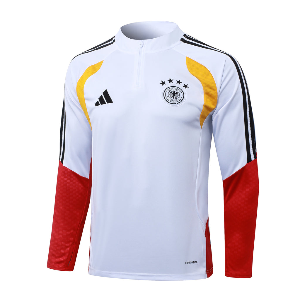ALLEMAGNE SURVETEMENT D'ENTRAÎNEMENT TIRO 26 COUPE DU MONDE 2026 - BLANC