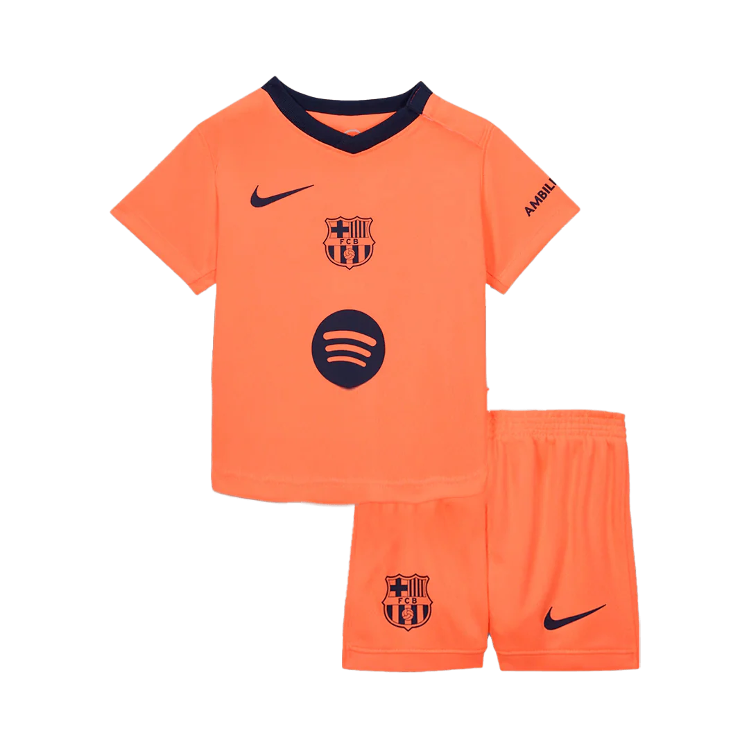 BARCELONE 3ÉME MAILLOT + SHORT 2025/26 ENFANT