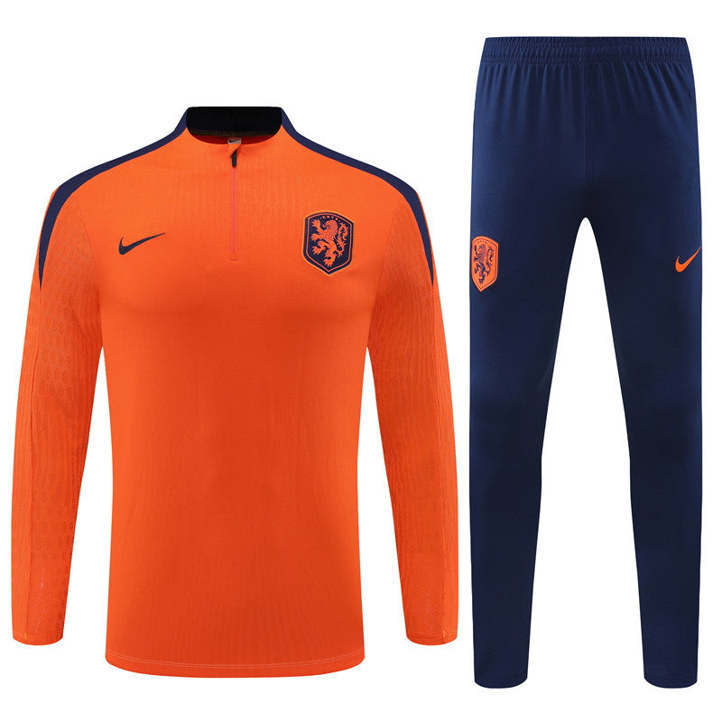 PAYS-BAS SURVETEMENT D'ENTRAÎNEMENT - ORANGE/BLEU