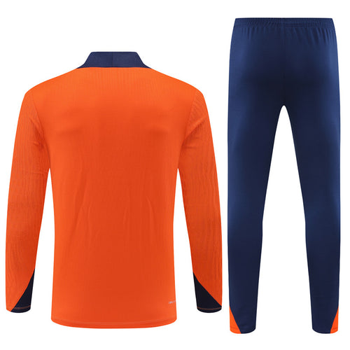 PAYS-BAS SURVETEMENT D'ENTRAÎNEMENT - ORANGE/BLEU