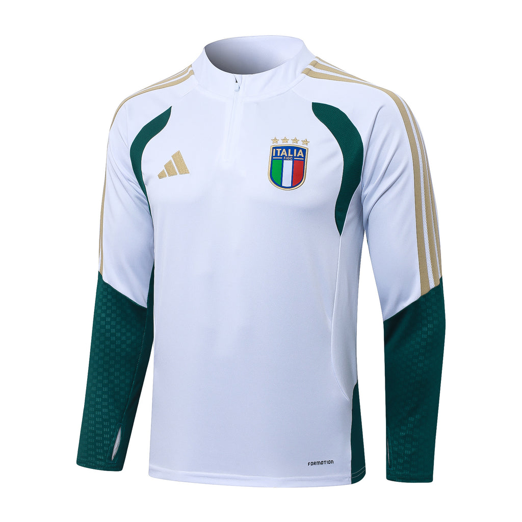 ITALIE SURVETEMENT D'ENTRAÎNEMENT TIRO 26 - BLANC/VERT