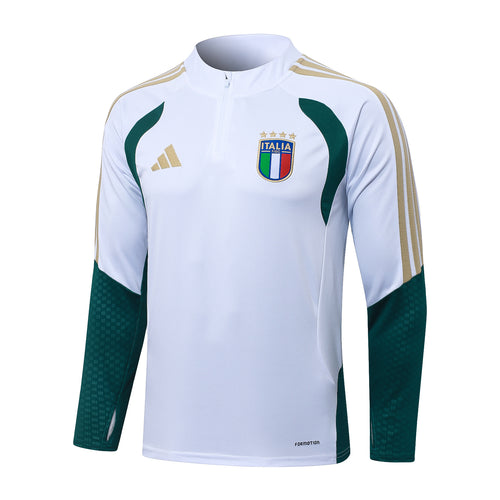 ITALIE SURVETEMENT D'ENTRAÎNEMENT TIRO 26 - BLANC/VERT