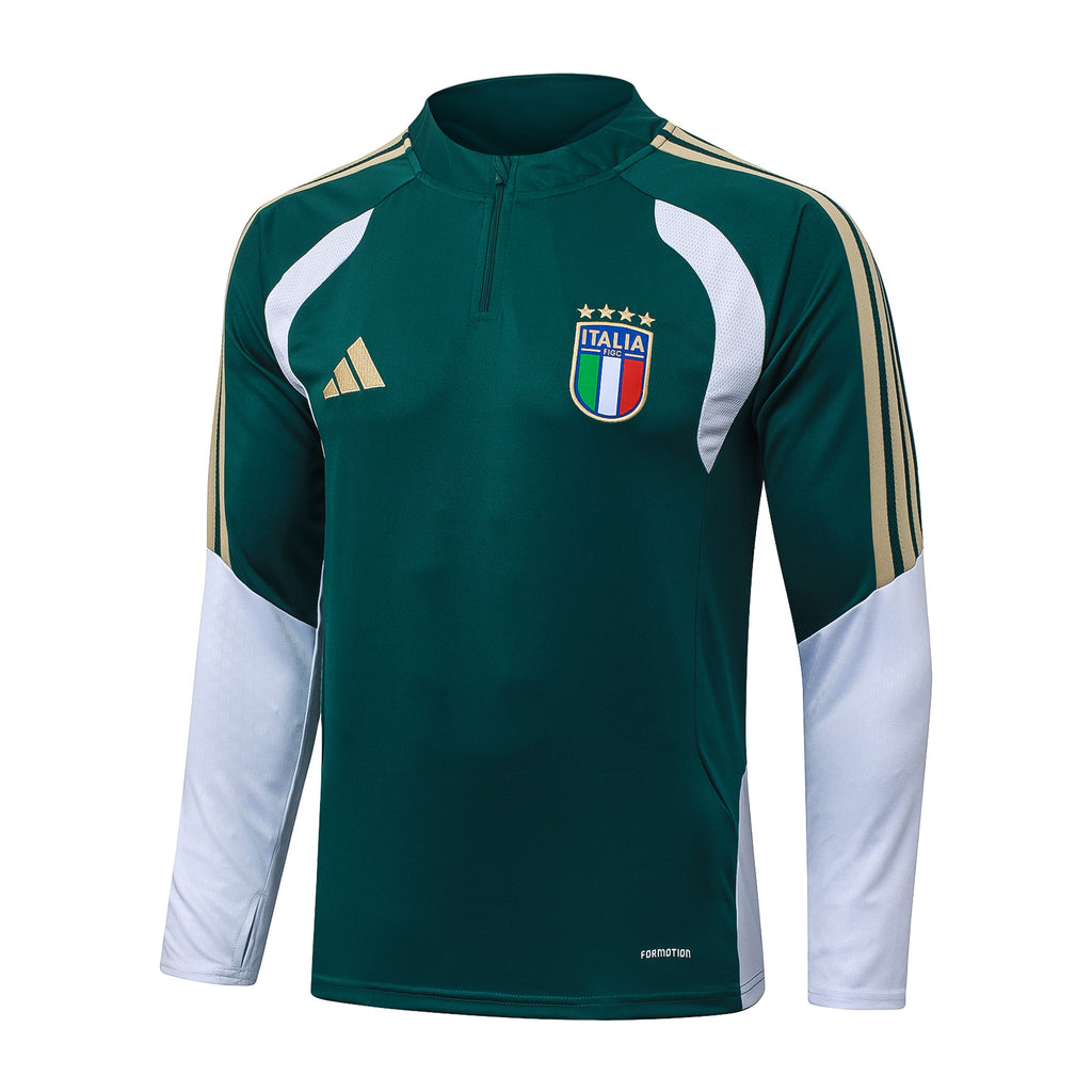 ITALIE SURVETEMENT D'ENTRAÎNEMENT TIRO 26 - VERT/BLANC