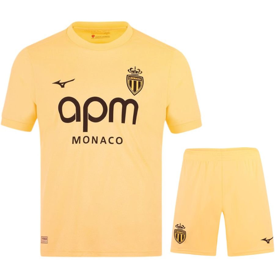 AS MONACO 3 ÉME MAILLOT + SHORT 2025/2026 ENFANT
