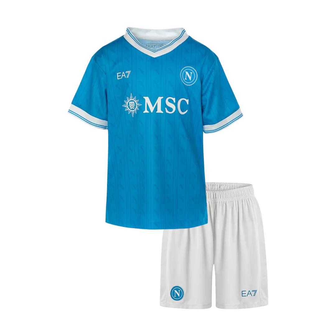 NAPLES DOMICILE MAILLOT + SHORT 2025/26 ENFANT
