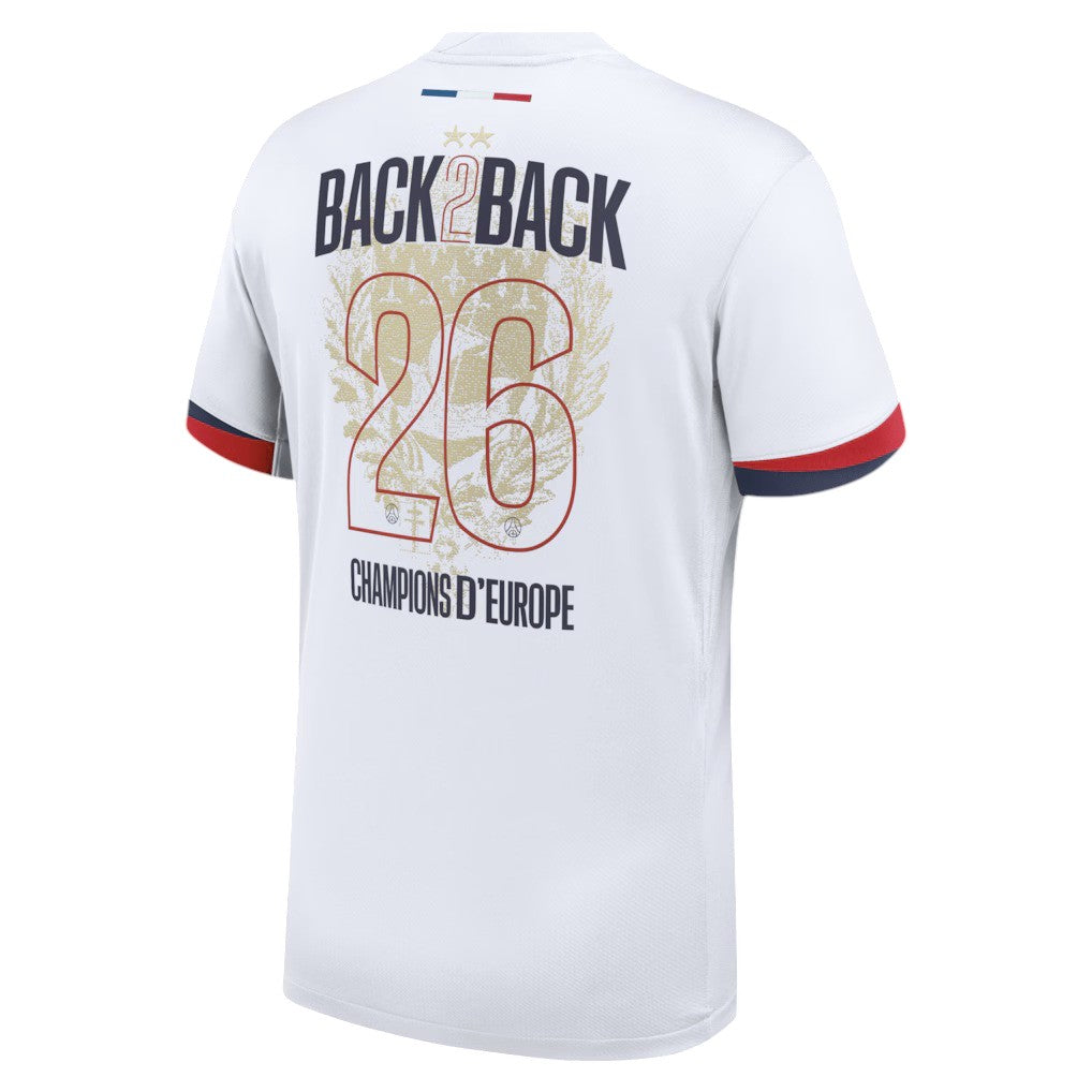 Maillot Extérieur Stadium PSG Nike 25/26 - Flocage Champions of Europe - 26