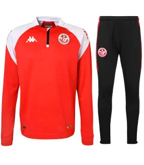 TUNISIE SURVETEMENT D'ENTRAÎNEMENT - ROUGE/NOIR